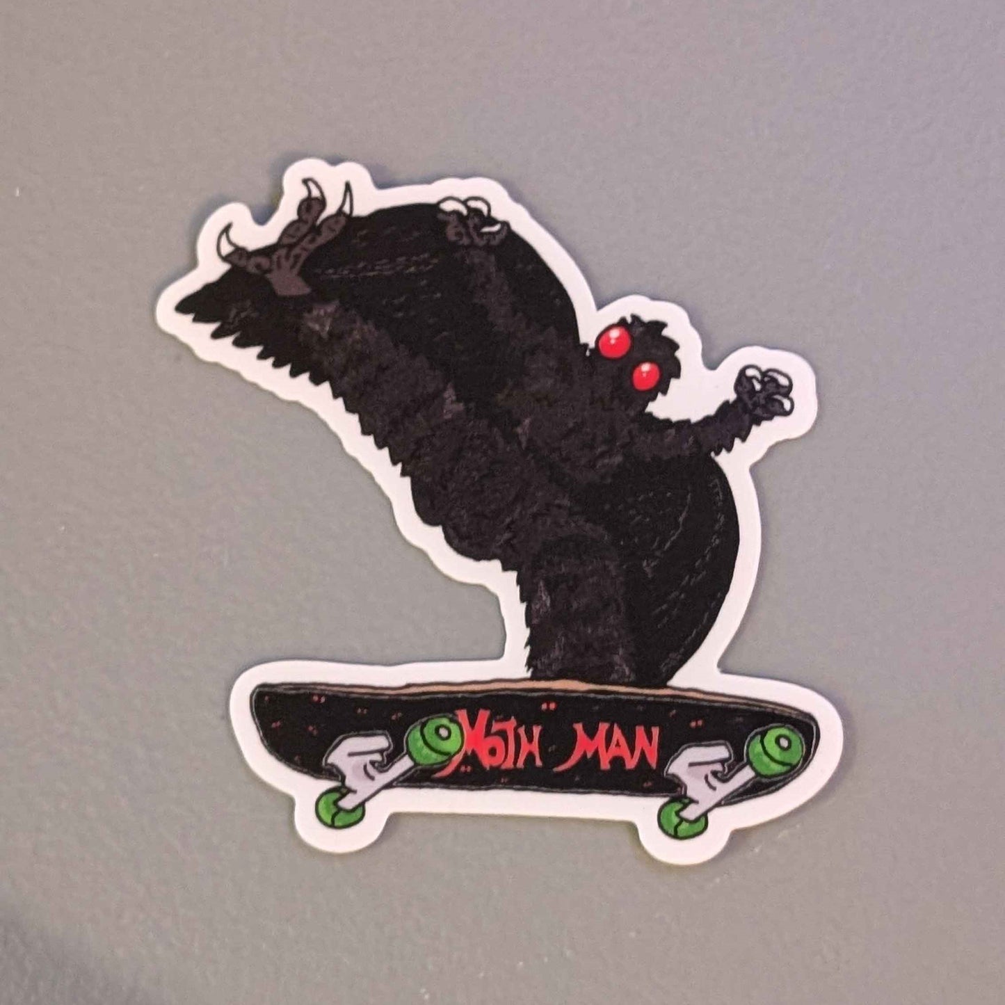 Mothman Skater Sticker